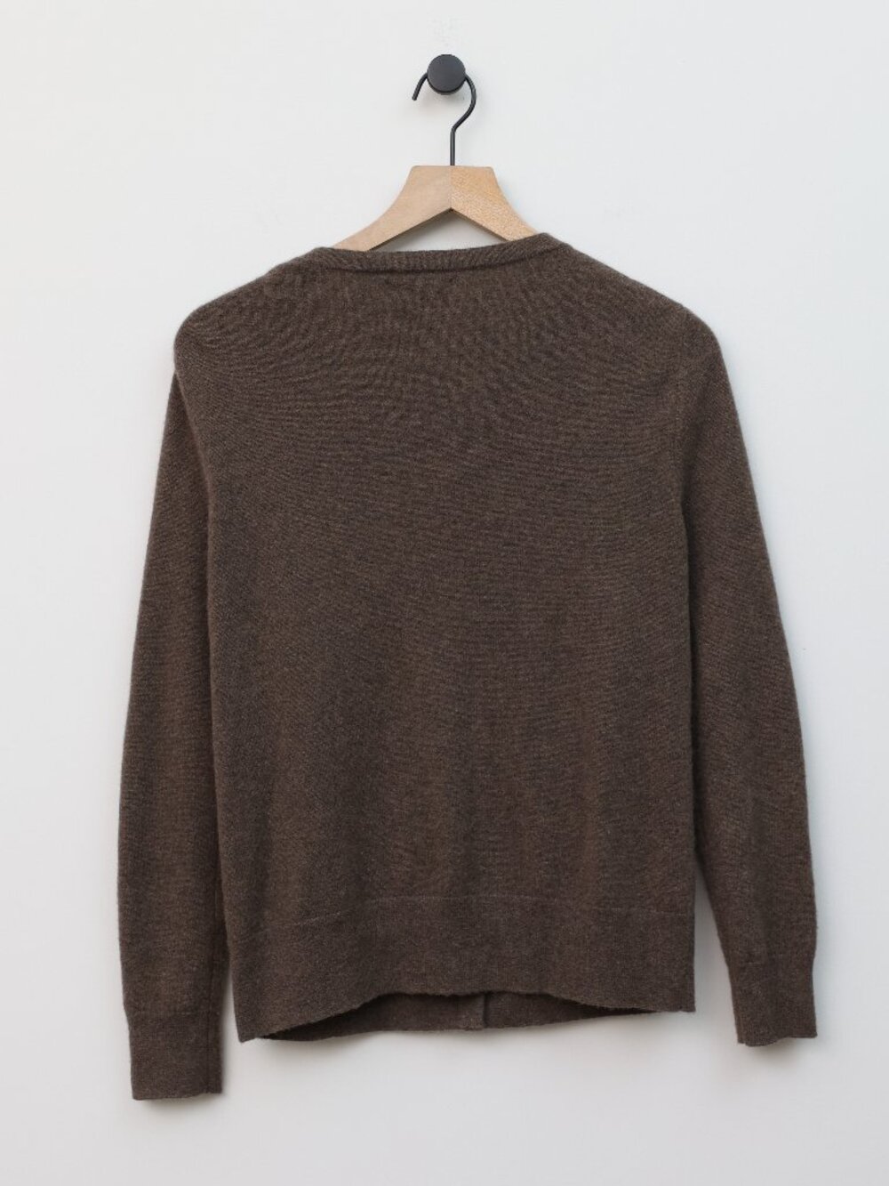 Quince Mongolian Cashmere Cardigan Sweater Brown Medium - Picture 3 of 4